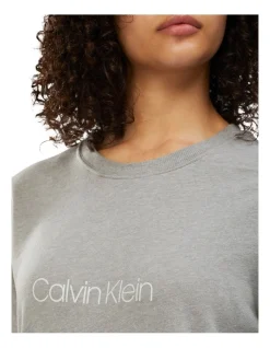 Calvin Klein Logo Lounge Long Sleeve Sweatshirt Grey 3 Calvin Klein Logo Lounge Long Sleeve Sweatshirt Grey -Calvin Klein Sales 835625260 835626970 4 1 720x928