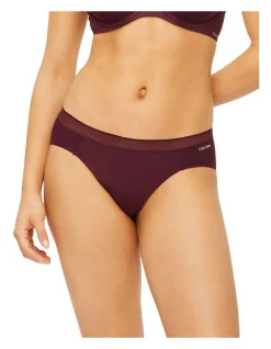 Calvin Klein Seductive Comfort Light Bikini In Red