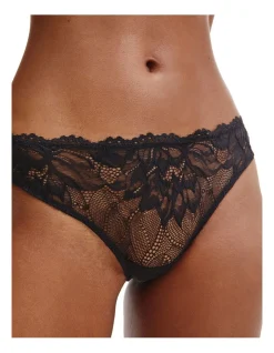 Calvin Klein Seductive Comfort Lotus Floral Thong Brief In Black 2 Calvin Klein Seductive Comfort Lotus Floral Thong Brief In Black -Calvin Klein Sales 851671810 851838400 3 720x928