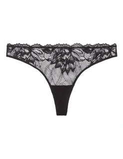 Calvin Klein Seductive Comfort Lotus Floral Thong Brief In Black 3 Calvin Klein Seductive Comfort Lotus Floral Thong Brief In Black -Calvin Klein Sales 851671810 851838400 4 720x928