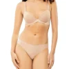 Calvin Klein Seductive Comfort Lotus Floral Bikini Brief In Beige