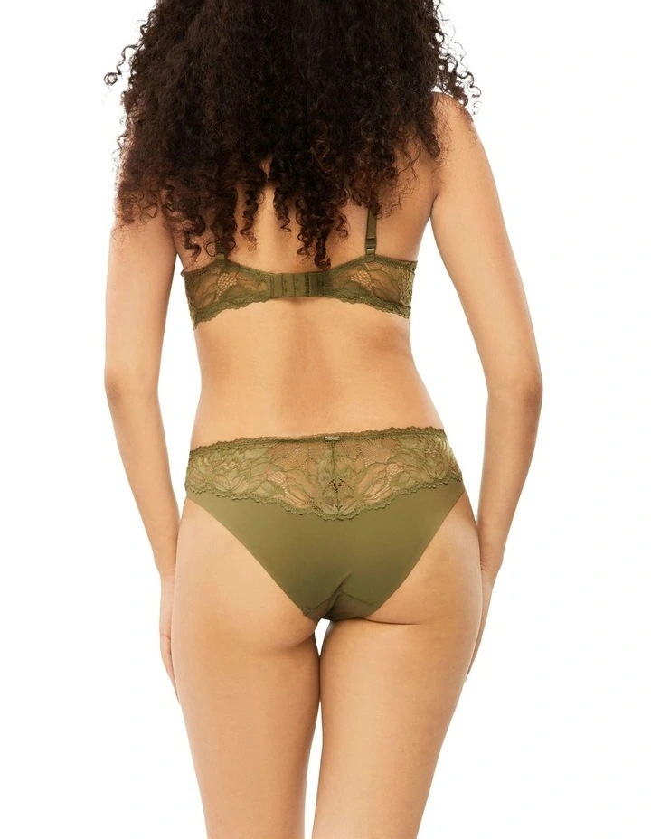 Seductive Comfort Lotus Floral Bikini in Khaki Calvin Klein Seductive Comfort Lotus Floral Bikini In Khaki -Calvin Klein Sales