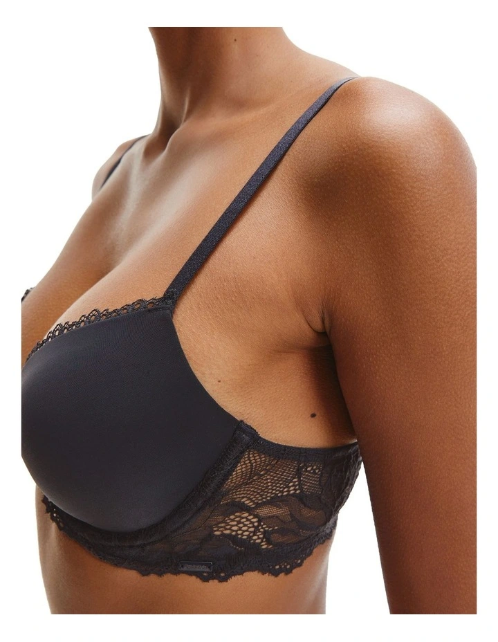 Seductive Comfort Lotus Floral Push-Up T-Shirt Bra Black Calvin Klein Seductive Comfort Lotus Floral Push-Up T-Shirt Bra Black -Calvin Klein Sales