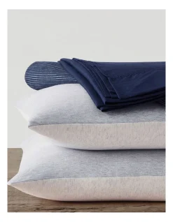 Calvin Klein Knit Stripe Quilt Cover In Indigo -Calvin Klein Sales 881763130 3 1 720x928