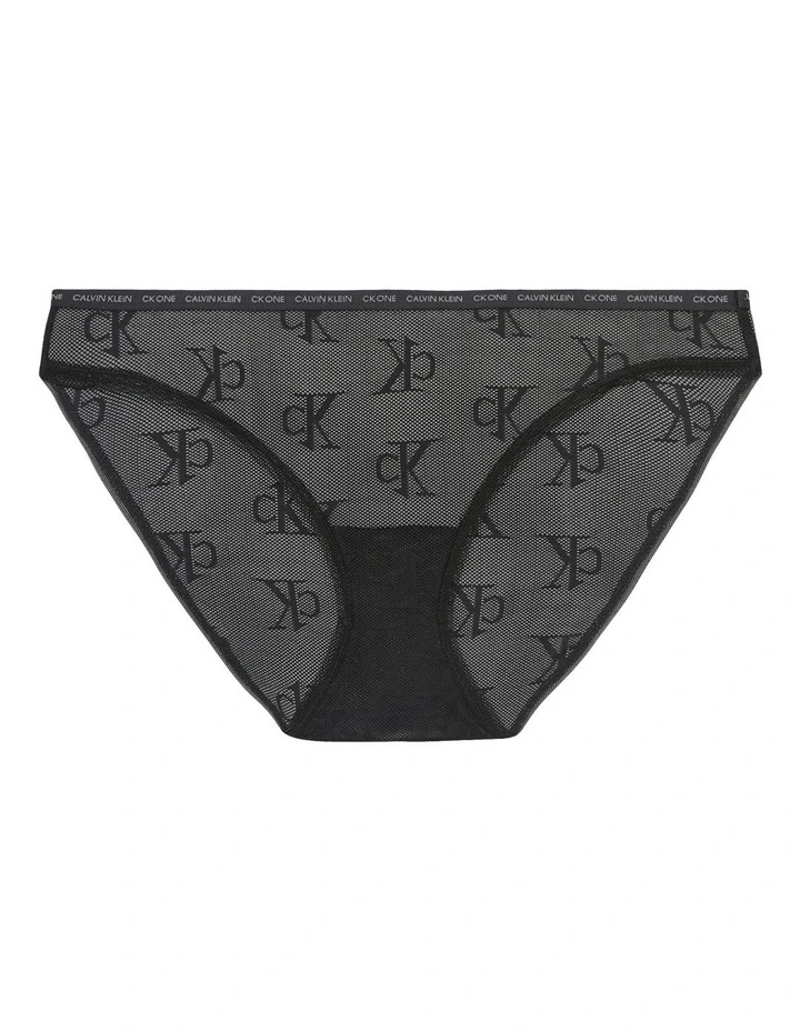 Ck One Logo Lace Bikini Black Calvin Klein Ck One Logo Lace Bikini Black -Calvin Klein Sales