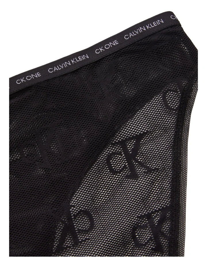 Ck One Logo Lace Bikini Black Calvin Klein Ck One Logo Lace Bikini Black -Calvin Klein Sales
