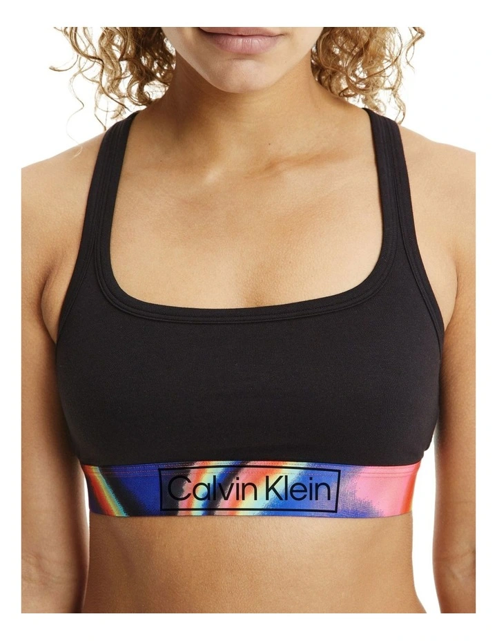 Reimagined Heritage Pride Unlined Bralette Black Calvin Klein Reimagined Heritage Pride Unlined Bralette Black -Calvin Klein Sales