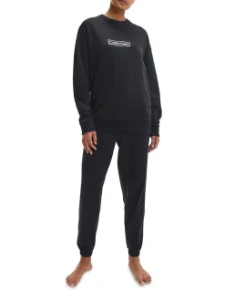 Calvin Klein Reimagined Heritage Long Sleeve Sweatshirt Black