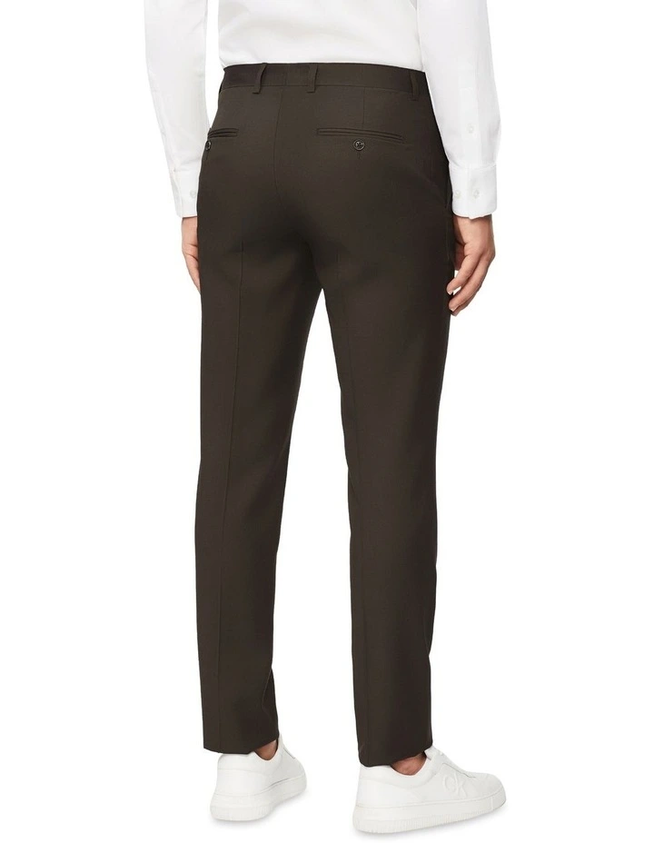 Super Slim Twill Suit Pant in Espresso Calvin Klein Super Slim Twill Suit Pant In Espresso -Calvin Klein Sales