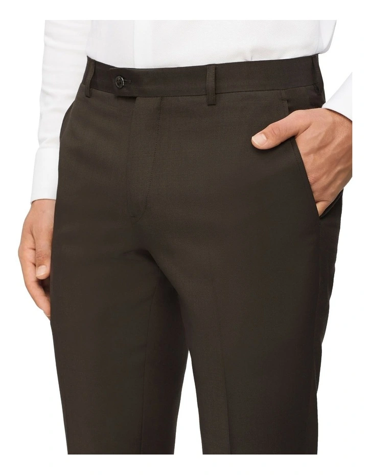 Super Slim Twill Suit Pant in Espresso Calvin Klein Super Slim Twill Suit Pant In Espresso -Calvin Klein Sales