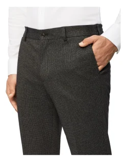 Calvin Klein Super Slim Gingham Check Pant Charcoal -Calvin Klein Sales 886749850 3 720x928