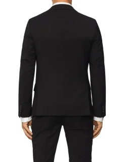 Calvin Klein Super Slim Twill Suit Jacket Black -Calvin Klein Sales 888699700 3 720x928