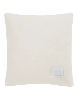 Calvin Klein Sherpa Rib Cushion In Grey