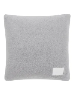 Calvin Klein Sherpa Rib Cushion In White