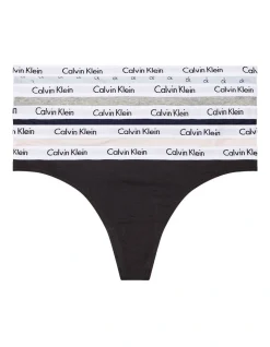 Calvin Klein Carousel Thong 5 Packs In Multi