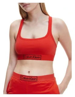 Calvin Klein Reimagined Heritage Underwear Unlined Bralette Terra Cotta
