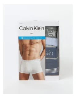 Calvin Klein Stay Cool & Fresh Trunks 3 Pack In Multi