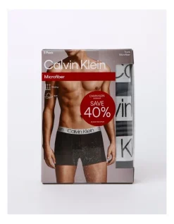 Calvin Klein Chromatic Trunks 3 Pack In Multi