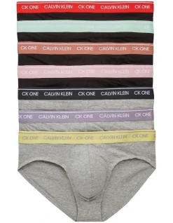 Calvin Klein 7 Pack CK One Briefs In Multi