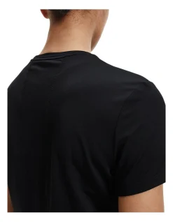 Calvin Klein Slim Logo Gym T-Shirt Black -Calvin Klein Sales 903829870 3 720x928