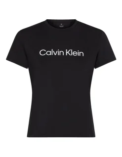 Calvin Klein Slim Logo Gym T-Shirt Black -Calvin Klein Sales 903829870 4 720x928