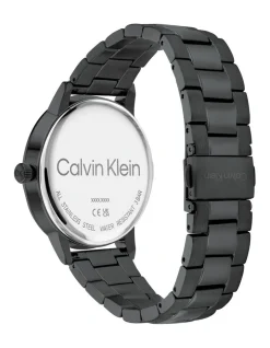 Calvin Klein Linked Bracelet For Him Ionic Plated Black Steel Watch 25200057 -Calvin Klein Sales 909519850 3 720x928