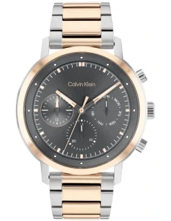 Calvin Klein Gauge Two Tone Stainless Steel Watch 25200064
