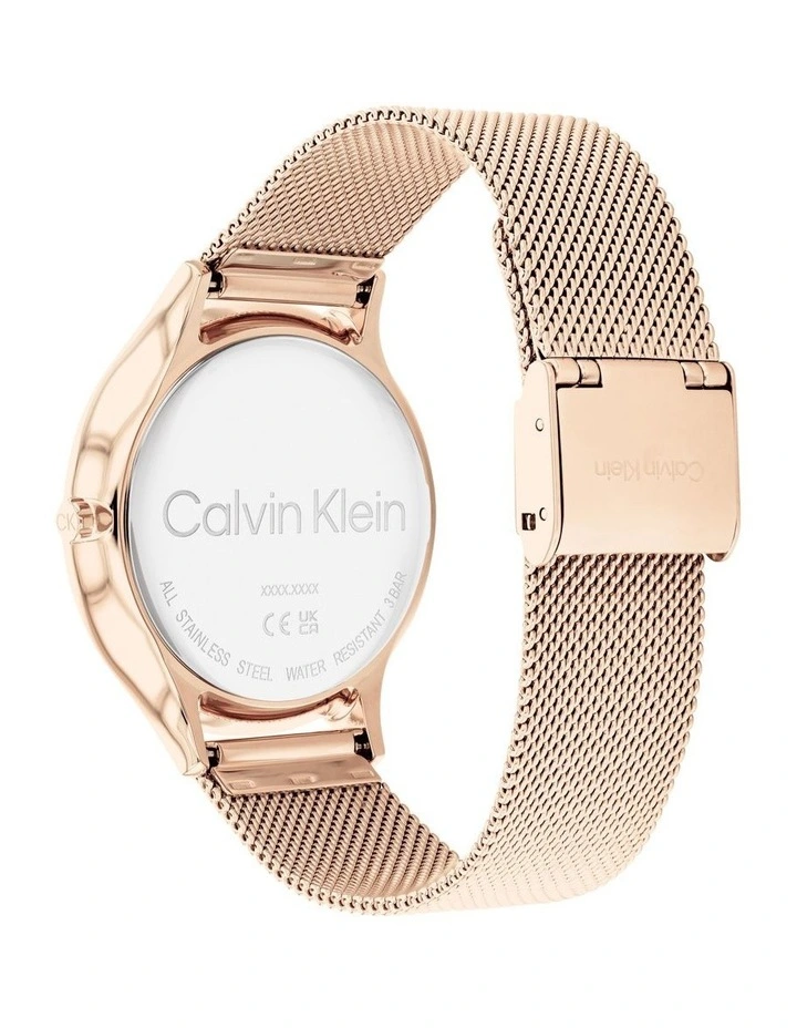 Timeless Mesh 38mm Ionic Plated Carnation Gold Steel Watch 25200002 Calvin Klein Timeless Mesh 38mm Ionic Plated Carnation Gold Steel Watch 25200002 -Calvin Klein Sales