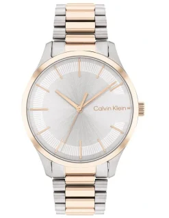 Calvin Klein Iconic Bracelet 35mm Two Tone Stainless Steel Watch 25200044