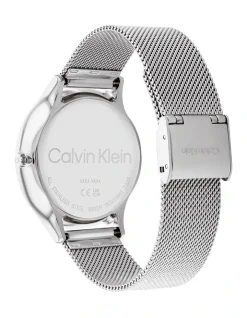 Calvin Klein Timeless Mesh Multifunction Grey Stainless Steel Watch 25200104 -Calvin Klein Sales 909522100 3 720x928