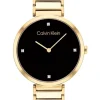 Calvin Klein Minimalistic T Bar 36mm Ionic Gold Plated Watch 25200136