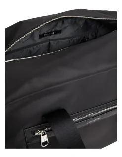 Calvin Klein Classic Recycled Faux Leather Black Weekender Bag -Calvin Klein Sales 914363380 3 720x928
