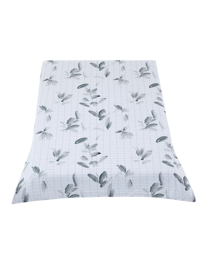 Shadow Grid Floral Quilt Cover Set in Grey Calvin Klein Shadow Grid Floral Quilt Cover Set In Grey -Calvin Klein Sales