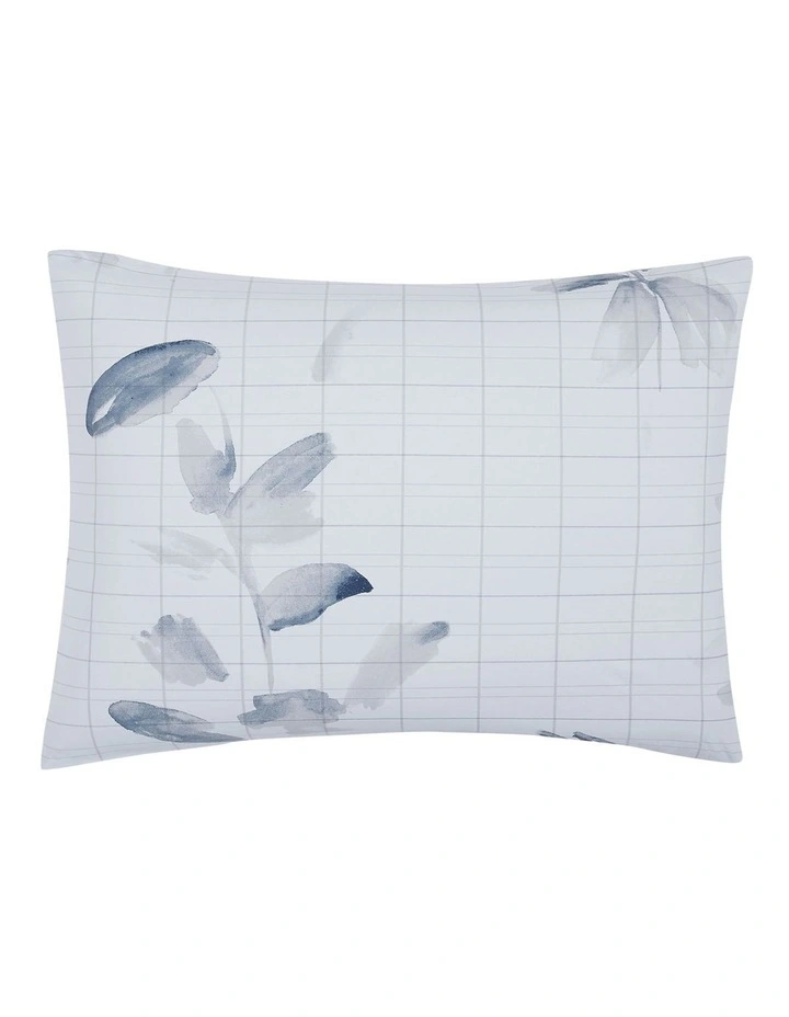 Shadow Grid Floral Quilt Cover Set in Grey Calvin Klein Shadow Grid Floral Quilt Cover Set In Grey -Calvin Klein Sales