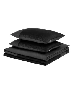 Calvin Klein Oversized Paintstroke Quilt Cover Set In Charcoal -Calvin Klein Sales 919027990 919027000 6 1 720x928