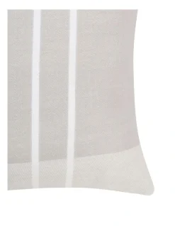 Calvin Klein Reversible Plaid Logo Pillow In Pale Grey -Calvin Klein Sales 919028080 919027450 3 3 720x928