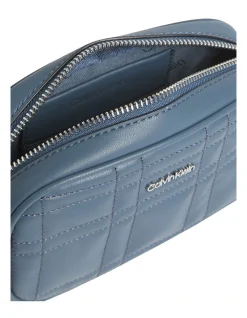 Calvin Klein Ck Touch Recycled Faux Leather Camera Bag In Teal -Calvin Klein Sales 919800370 3 720x928