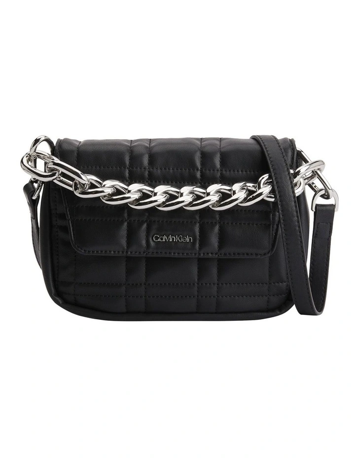 Ck Touch Faux Leather Convertible Quilted Crossbody Bag In Black Calvin Klein Ck Touch Faux Leather Convertible Quilted Crossbody Bag In Black -Calvin Klein Sales