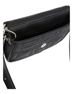 Calvin Klein Ck Touch Faux Leather Convertible Quilted Crossbody Bag In Black 2 Calvin Klein Ck Touch Faux Leather Convertible Quilted Crossbody Bag In Black -Calvin Klein Sales 919800910 3 720x928