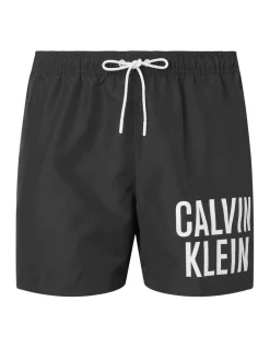 Calvin Klein Intense Power Logo Medium Swimshort In Black -Calvin Klein Sales 920345770 4 720x928