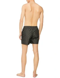 Calvin Klein Core Solids Iconic Logo Medium Swimshort In Black -Calvin Klein Sales 920346220 4 720x928