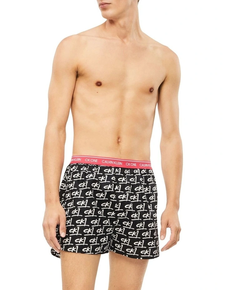 Woven Boxers in Black Multi Calvin Klein Woven Boxers In Black Multi -Calvin Klein Sales