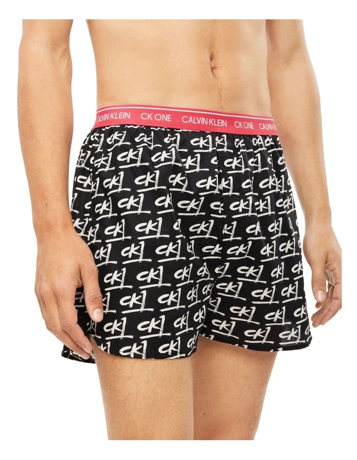 Woven Boxers in Black Multi Calvin Klein Woven Boxers In Black Multi -Calvin Klein Sales