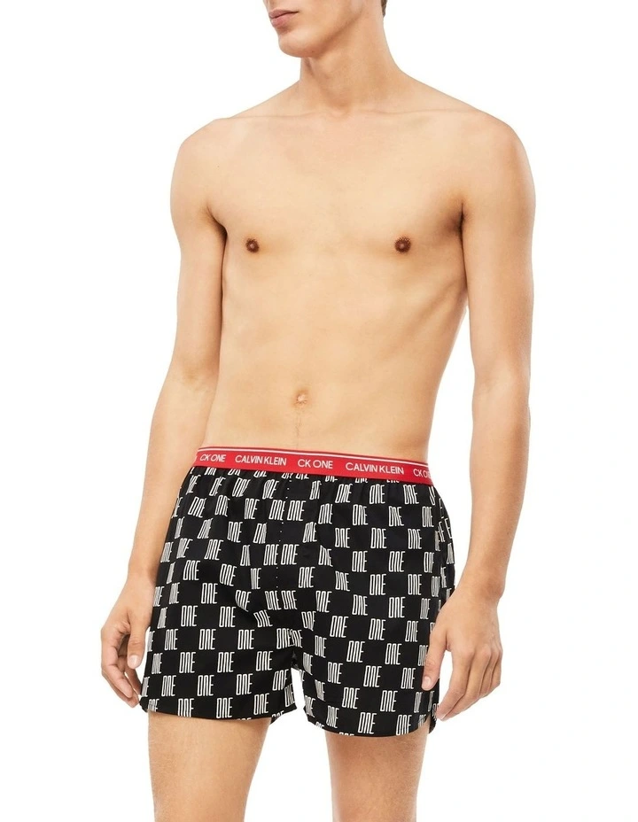 Woven Boxers in Black Multi Calvin Klein Woven Boxers In Black Multi -Calvin Klein Sales
