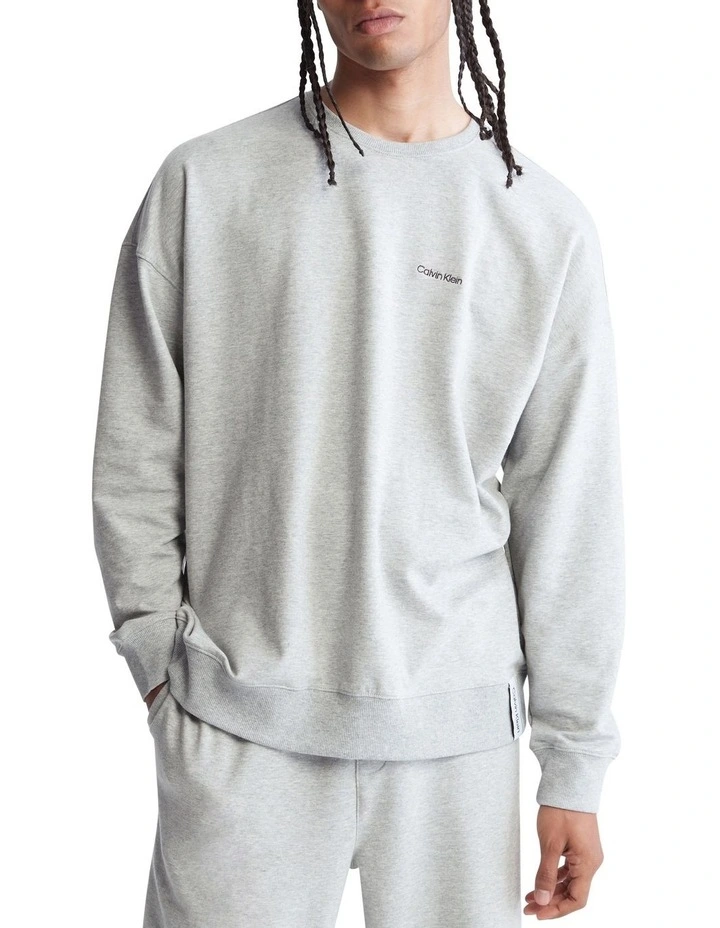 Modern Cotton Lounge Top In Grey Marle Calvin Klein Modern Cotton Lounge Top In Grey Marle -Calvin Klein Sales