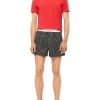 Calvin Klein Modern Cotton Short Sleeve Tee & Boxer Set In Red/Black