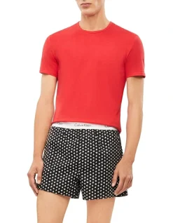 Calvin Klein Modern Cotton Short Sleeve Tee & Boxer Set In Red/Black -Calvin Klein Sales 923734000 3 720x928