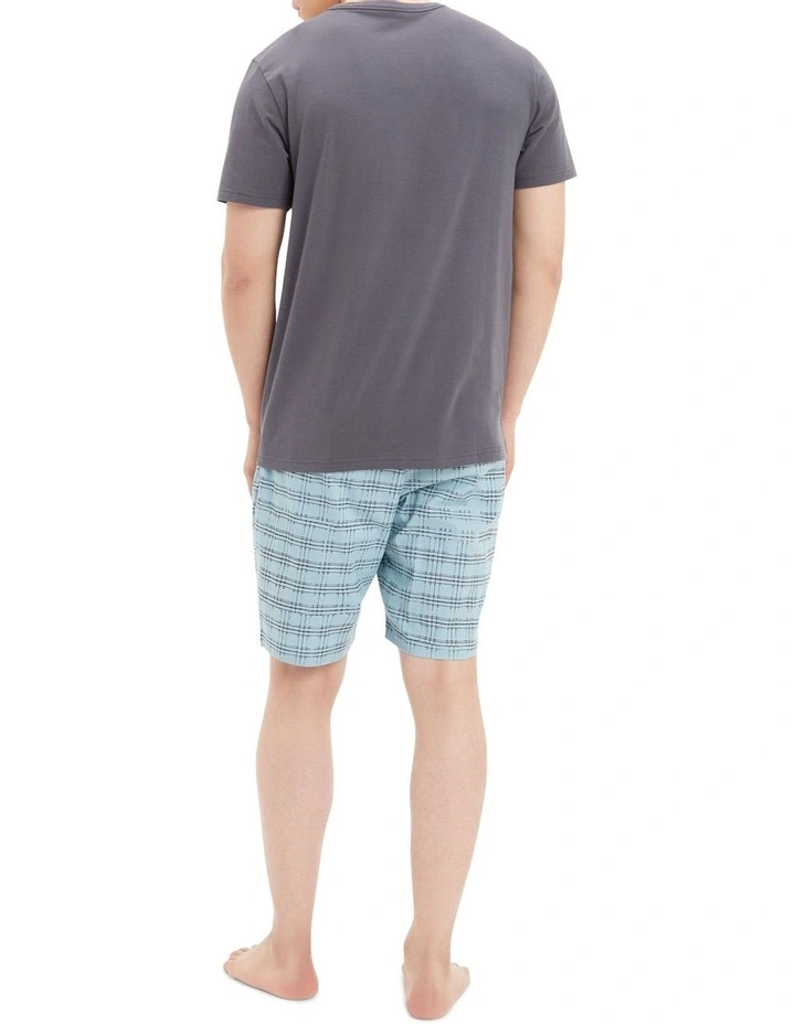 Structure Short Sleeve Tee & Short Set In Multi Calvin Klein Structure Short Sleeve Tee & Short Set In Multi -Calvin Klein Sales