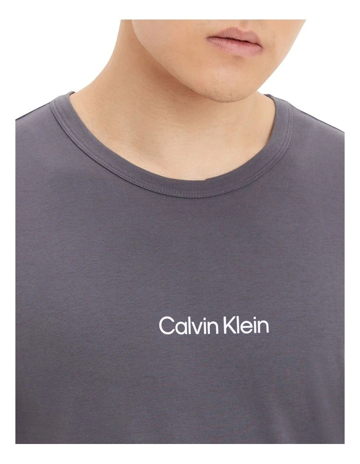 Structure Short Sleeve Tee & Short Set In Multi Calvin Klein Structure Short Sleeve Tee & Short Set In Multi -Calvin Klein Sales