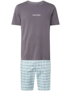 Calvin Klein Structure Short Sleeve Tee & Short Set In Multi 3 Calvin Klein Structure Short Sleeve Tee & Short Set In Multi -Calvin Klein Sales 923734090 4 720x928